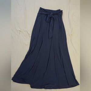 Navy blue maxi skirt